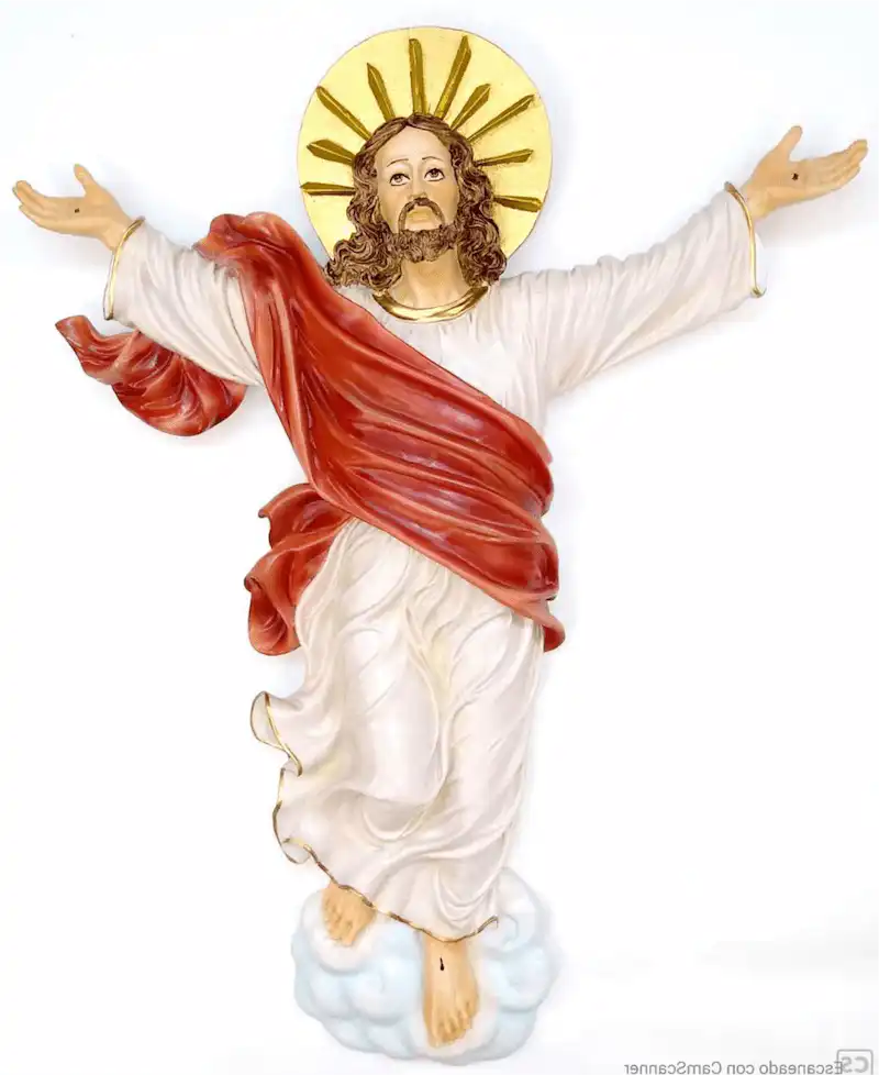 cristo resucitado rojo