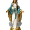 virgen maría advocación milagrosa figura 3d