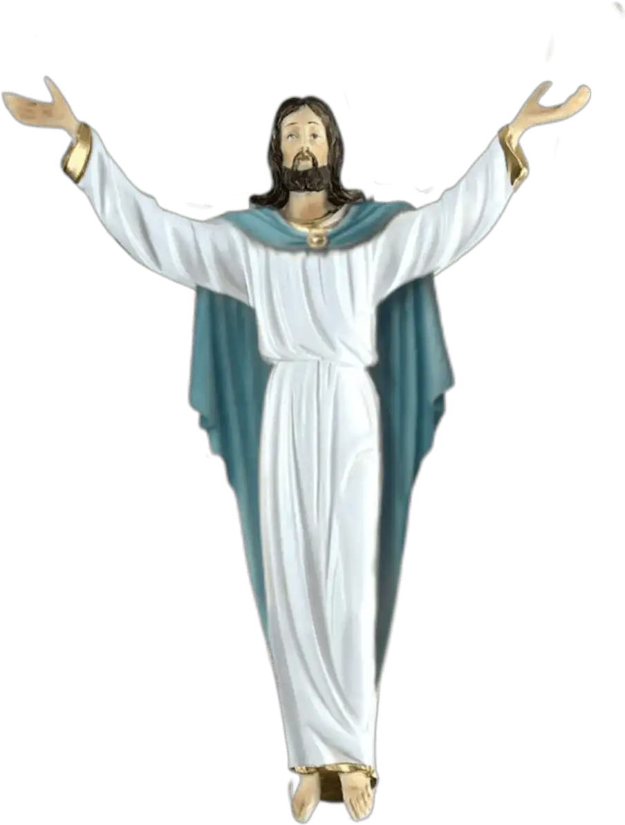 Jesús resucitado pared resina